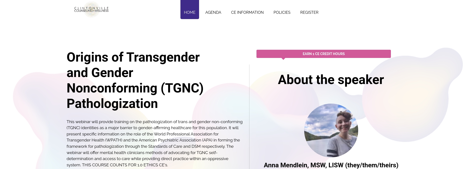 Origins of Transgender and Gender Nonconforming (TGNC) Pathologization